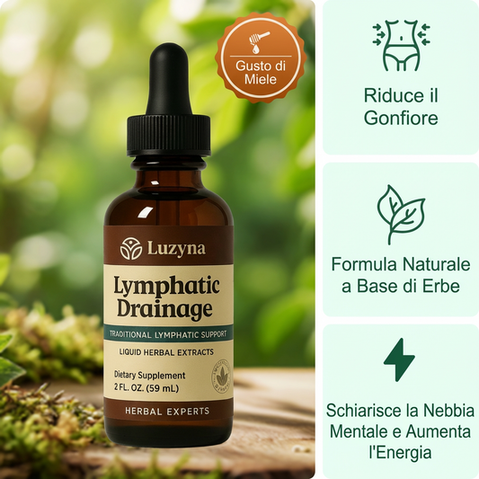 Drenaggio Linfatico Liquido – Viso Affinato, Gambe Leggere, Ventre Piatto