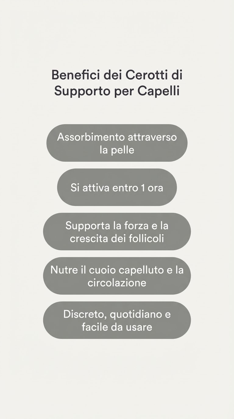 Cerotti Per il Supporto dei Capelli